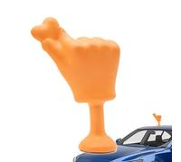 Hand Statue, Car Roof Decoration, Trembling Hand Car Decor for Men - Hand Model Decoration Finger Statue with Adhesive Base, Car Exterior Decor for Dice