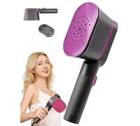 Hand Steamer for Clothes - 2 in 1 Portable Handheld Garment Steamer, 60ml Water Tank, Long-Lasting and Fast Wrinkle Removal, 90° Rotating Handle, Suitable for Home & Travel, Will Not Damage Clothes