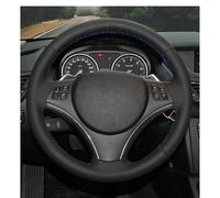 Hand-stitched Black Artificial Leather Car Steering Wheel Cover For E90 325i 330i 335i E87 120i 130i 120d Auto Accessories Styling(5-Yellow)