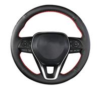 Hand-Stitched Steering Wheel Cover Compatible with Toyota Avalon, Camry, Crown 2018-2019, RAV4 2019, Corolla 2018-2020 Premium Microfiber Leather Wrap, Non-Slip, Breathable Protect the steering wheel