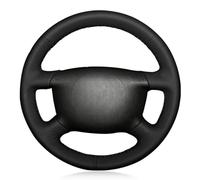 Hand-stitched Suede Car Steering Wheel Cover For Audi A2 (8Z) A3 (8L) For Sprotback A4 (B5 B6) For Avant A6 (C5) A8 Accessory(Titanium)