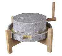 Hand Stone Mill, Granite Paste Mill, Manual Grinding Machine, for Grains, Wheat, Almonds, Peppers(30cm/11.8in)