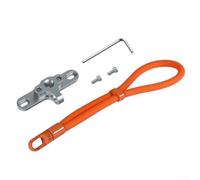 Hand Strap for DJI RC2 Controller Secure Wrist Lanyard Quick Detach Design - Silicone Phone Strap for Mini 4 Pro for Mavic 3 Air 3 Gear Blue(Orange)