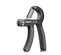 Hand Strengthener, 5-60kg Adjustable Hand Grips, Stainless Steel Spring, Black, Heavy Duty Grip Trainer for Hand Exercise/Muscle-building/Injury Recovery
