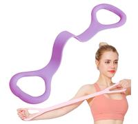 Hand Stretcher Exercise Band Shoulder Bands Elastic Rope Slip Resistant Pull Device Figure 8 Muscle Strength Training Home Fitness Training Accessory with Durable High Performance Design for
