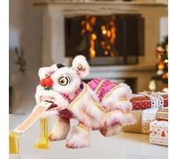 Hand String Puppet, Chinese Marionette Lion Toy for Lion Dance, Handmade Cultural Craftsmanship, Chinese New Year Decoration Souvenir
