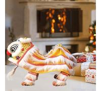Hand String Puppet Lion Toy - Chinese Marionette for Lion Dance, Handmade Cultural Craftsmanship, Perfect for Chinese New Year Decoration and Souvenir