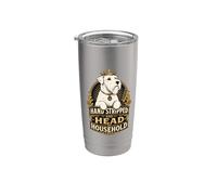 Hand Stripped Terrier Royal Dog Stainless Steel Insulated Tumbler