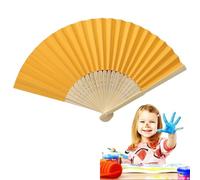 Hand Subjects - Foldable Hand Compartment | Vintage Style Silk Compartments with Frame | Elegant Retro Klaputen (8") for Women, Girls, Dance, Cosplay, Wedding