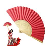 Hand Subjects - Foldable Hand Compartment | Vintage Style Silk Compartments with Frame | Elegant Retro Klaputen (8") for Women, Girls, Dance, Cosplay, Wedding