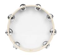 Hand Tambourine Bell for Kids with Double-Layer Design and Peace Dove Pattern, Lightweight Wooden Percussion Instrument for Musical Instruments and Dance Props