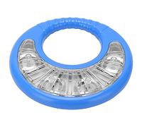 Hand Tambourine Musical Instrument Toy Sturdy Durable Safe Design Fun to Play for Kids Children Percussion Music Teaching Aid Blue ABS 16.5cm