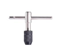 Hand Tap Wrench Set - T Type Reamer Tool Kit, Precision Milling Cutter with Straight Groove Design, Adjustable Threading Holder for Metal Drilling Applications | Heavy Duty Engineering Tool