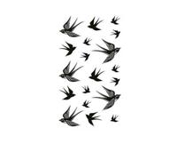 Hand Temporary Tattoo Eagle, HorseLasts To 15 Days Waterproof Semi Permanent Sticker.(05)