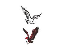 Hand Temporary Tattoo Eagle, HorseLasts To 15 Days Waterproof Semi Permanent Sticker.(06)