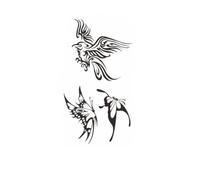 Hand Temporary Tattoo Eagle, HorseLasts To 15 Days Waterproof Semi Permanent Sticker.(09)