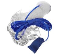 Hand Throw Fishing Cast Net 4ft 1.2m Nylon Steel for Bait Fish | No-ring Design, Wide Coverage Area, for Lakes and Rivers, White Finish, Recreational Anglers and Professionals