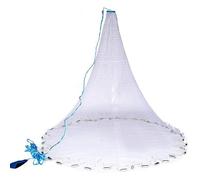 Hand Throw Fishing Net Handmade Fishing Cast Net for Bait with Heavy Duty Pendant Outdoor Nylon Monofilament Cast Net Sturdy and Durable