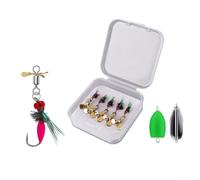 Hand-Tied Fly Fishing Lures 5pcs High Carbon Steel(Style B #14 Hook)