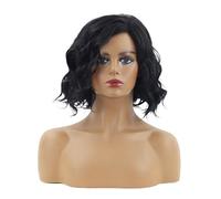 Hand Tied Women's wig with medium to long curly hair dyed, naturally curled shape, suitable for daily and party use Hairline(A)