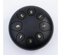 Hand Tongue Drum, 6 Inches Dia.8 Notes Steel Drum, Handpan Percussion Musical Mallets Instruments for Adults Kids Children Meditation Yoga Performance Healing Mind