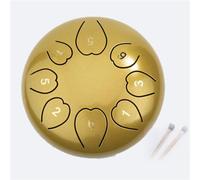 Hand Tongue Drum, 6 Inches Dia.8 Notes Steel Drum, Handpan Percussion Musical Mallets Instruments for Adults Kids Children Meditation Yoga Performance Healing Mind