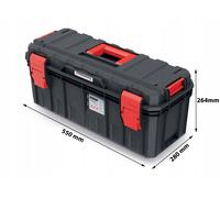 Hand tool box Modular Organis Stackable Lockable Heavy Duty Metal Hinges 3 Sizes