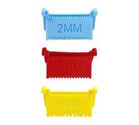 Hand tool, gauge ruler, edge guide, non-slip clip design, precision measurement aid for fabric wrists, necklaces, clothes, cost