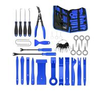 Hand Tool Set Pry Disassembly Interior Door Clip Panel Trim Dashboard Removal Kit Auto Car Opening Repair(Blue 41Pcs)