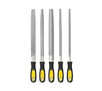 Hand Tool Sets,5 Piece File Set,Handmade Metal File Tools Sets with Square Flat Triangle Round Half Round File for Woodwork Metal Model/150Mm (Color : 300mm)