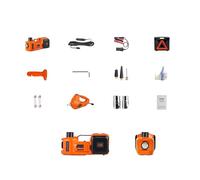 Hand Tool Sets Electric Car Jack 3/5 Ton Scissor/Hydraulic Jack 12V Electric Automatic Jack Portable Car Jack for Truck Tire Change DIY tool set(5T with Wrench)