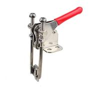 Hand Tool Toggle Clamp, Stainless Steel Adjustable Quick Release Pull Clip, 90° Vertical Heavy Duty Latch Hasp, for Door Cabinets Tool Boxes, Load-Bearing (900kg)