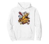 Hand Tool Woodworker Japanese Plane Minimalist Art Pullover Hoodie