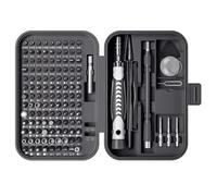Hand Tools Socket Set Screwdriver Bit Sets 130 in 1 Hex Torx Slotted Screwdriver Bit with Tool Box for Electronics Laptop Mechanic Tool Kit(Black)