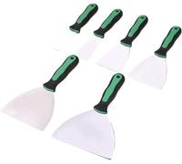 Hand Tools,spackle Knife,Filler Scraper 6 Piece Stainless Steel Putty Set,Putty Scraper Tool,Painting Tools,Drywall Scrapers