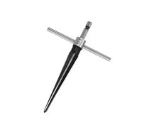 Hand Tools Tapered Reamer Held Chamfers for Taper Hole On The Board 45# Steel Hex Shank 1pc
