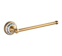 Hand Towel Bar for Bathroom Antique Bronze Brass, Rustproof Wall Mounted Towel Rack Hanger Bathroom Hardware Accessories Towel Holder,Porcelain Design