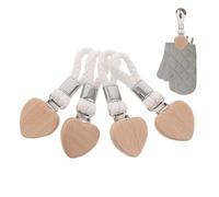 Hand Towel Clips for Kitchen - 4 Piece No-Drill Heart Hanger with Loop - Kitchen Towel Organizer Hook,for Clothes Socks Hats Home Bathroom Travel Camping Bedroom