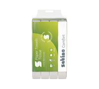 Satino by Wepa Comfort 277340 PT2 Compatible Hand Towel Paper 3000 Sheets 2-Ply 100% Recycled Paper