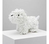 Hand Towel, Soft Absorbent Chenille Ball Towel, Microfiber Towels for Bathroom (White)