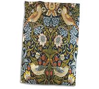 Hand Towels 40x70cm, William Morris Strawberry Thief Pattern Sports Towel Ultra Lightweight Salon Towel Premium Washcloths For Beach Gym