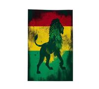 Hand Towels Big Lion With A Flag Print Pattern Washable Bathroom Hand Towel Skin Friendly Bathroom Towels for Beach Daily Use Hotel 40X70cm