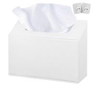 Hand Towels Box Cover Holder,PU Leather Hand Towel Case Compatible with Kleenex Disposable Paper Hand Towels