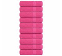Hand Towels "FROGN" 10 pcs Pink 50x100 cm 360 gsm