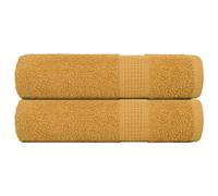 Hand Towels "FROGN" 2 pcs Gold 50x100 cm 360 gsm