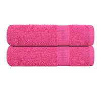 Hand Towels "FROGN" 2 pcs Pink 50x100 cm 360 gsm
