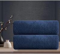 Hand Towels Set 2 Pack-16“x31”,Ultra Soft Microfibers Bathroom Towel Set Highly Absorbent Quick Dry Luxury Premium Towel Lightweight Durable Hand Towel Collection for Hotel Spa Gym Kitchen,Navy Blue