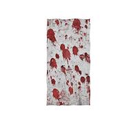 Hand Towels Vintage Retro Halloween Scary Red Blood Splatters Face Towels Light Weight Bathroom Towels Easy Care Absorbent Towels For Everyday Use Gym Bath M