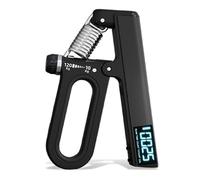 Hand Trainer 10-120 kg Adjustable Forearm Trainer Grip Strength Trainer Finger Training Device for Athletes and Restoration of the Hand (Color : Black)