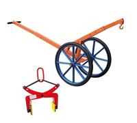 Hand Truck,adjustable Manhole Cover Transporter,with Heavy-duty Lifting Clamps And Adjustable Handles,for Handling Bricks,construction Materials,warehouse Goods(70cm/27.6in)